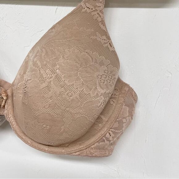 Victoria Secret Nude Lace Push Up Bra 36C - Picture 4 of 8